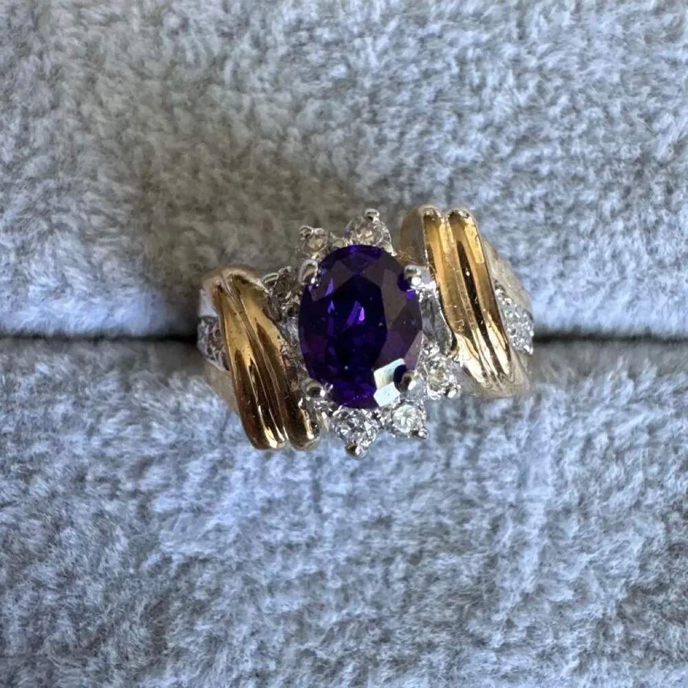 Unbranded Women's Purple and Gold Jewellery